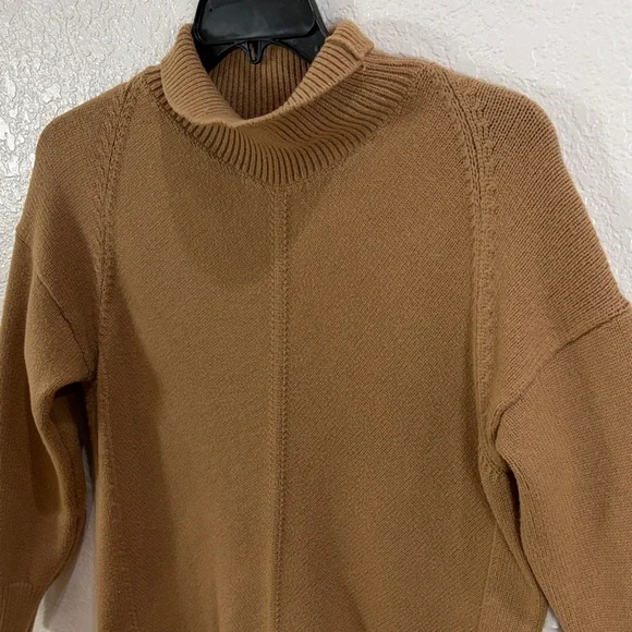 MAEVE by Anthropologie ,Size S ,Cozy Tan Turtleneck Sweater - Picture 4 of 17